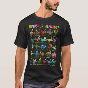 Arten von Dinosauriern A Z T-Shirt