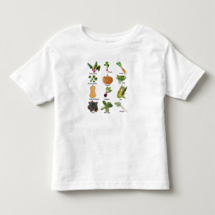 Arten von Gemüse Herbstgemüse Kleinkind T-shirt