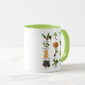 Arten von Gemüse Herbstgemüse Tasse (VorderseiteRechts)