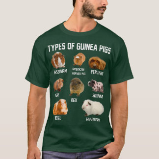 Arten von Guinea Schweinen, die für die Guinea Sch T-Shirt