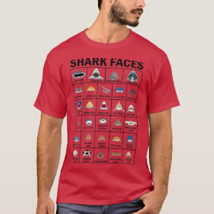 Arten von Haifischen T-Shirt