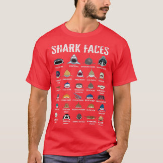Arten von Haifischen T-Shirt