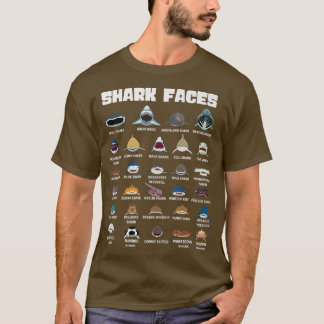 Arten von Haifischen T-Shirt