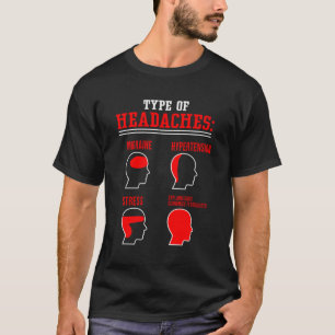 Arten von Headaches Finanzquotes antisozialistisch T-Shirt