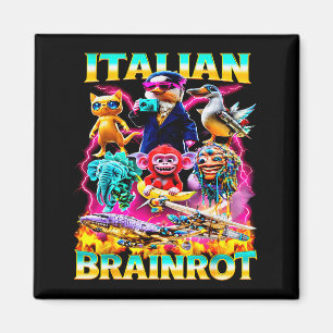 Arten von italienischem Brainrot-Meme-Charakter Ha Magnet