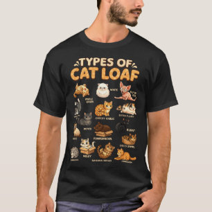 Arten von Katzen-Laibchen süß für Kinder Jungen Mä T-Shirt