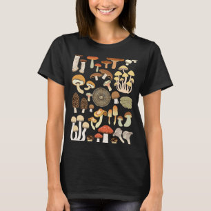 Arten von Pilzsammler Pilz Whisperdet T-Shirt