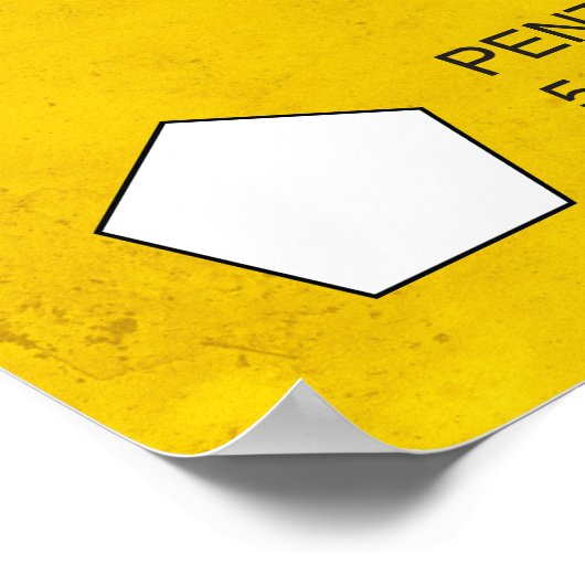 Arten von Polygons-Poster Poster (Ecke)