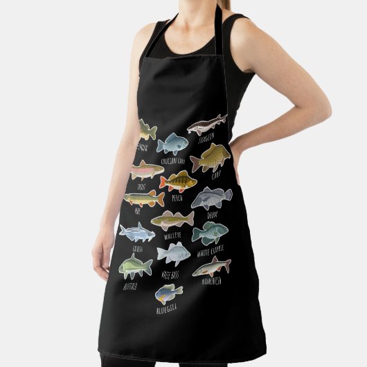 Arten von Süßwasserfischen Schürze (InSitu)