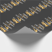 Arten von Trumpets Player Music Instrument Musiker Geschenkpapier (Ecke)