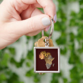 Artenplan des AFRICA-Schlüsselanhängers Schlüsselanhänger (Hand)