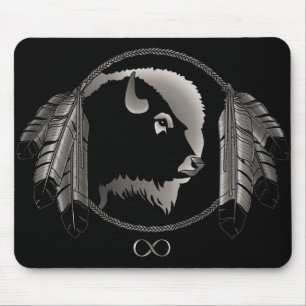 Artenvielfalt der ersten Nation - Native Art Mouse Mousepad