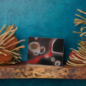 Arterielle Motive: Abstrakt Schwarz, Weiß und Rot Fotoplatte (Seite)