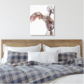 Arterien, Venen und Lymphsystem 2 Leinwanddruck (Insitu (Schlafzimmer))