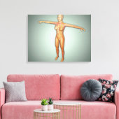 Arterien, Venen und Nervensystem Leinwanddruck (Insitu (Wohnzimmer))