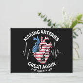 Arterien wieder großartig machen Herzkatheter-Labr Einladung (Stehend Vorderseite)