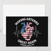 Arterien wieder großartig machen Herzkatheter-Labr Einladung (Vorne/Hinten)