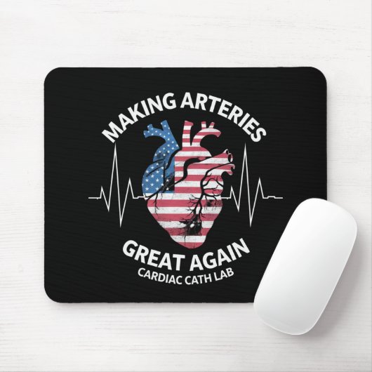 Arterien wieder großartig machen Herzkatheter-Labr Mousepad (Mit Mouse)