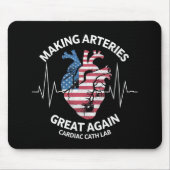Arterien wieder großartig machen Herzkatheter-Labr Mousepad (Vorne)