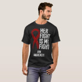 Arteriovenous Malformation Her Fight Is My Fight A T-Shirt (Vorne ganz)