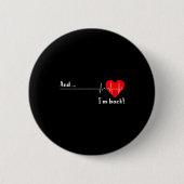 Artery Open, Heart Diseases Surgery Heartbeat Button (Vorderseite)