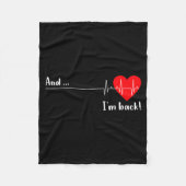 Artery Open, Heart Diseases Surgery Heartbeat  Fleecedecke (Vorderseite)