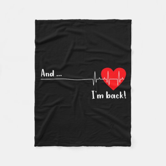 Artery Open, Heart Diseases Surgery Heartbeat  Fleecedecke (Vorderseite)