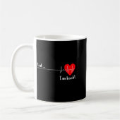 Artery Open, Heart Diseases Surgery Heartbeat Kaffeetasse (Links)