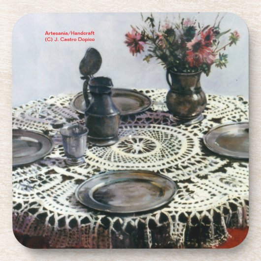 Artesanía/Handcraft Getränkeuntersetzer (Vorderseite)