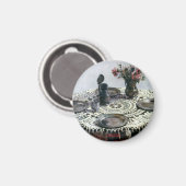 Artesanía/Handcraft Magnet (Vorderseite/Rückseite)