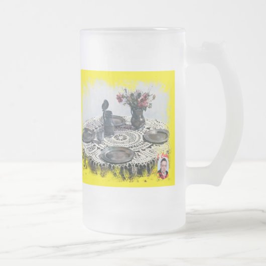 Artesanía Mattglas Bierglas (Rechts)