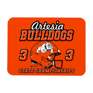 Artesia Bulldogs 33 Staatsmeisterschaften Magnet