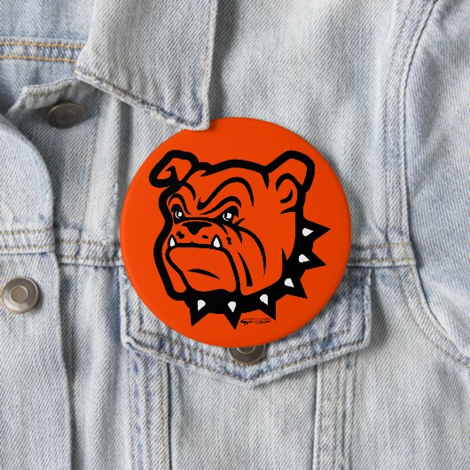 Artesia Bulldogs "Big Dog" Knopf Button (Beispiel)