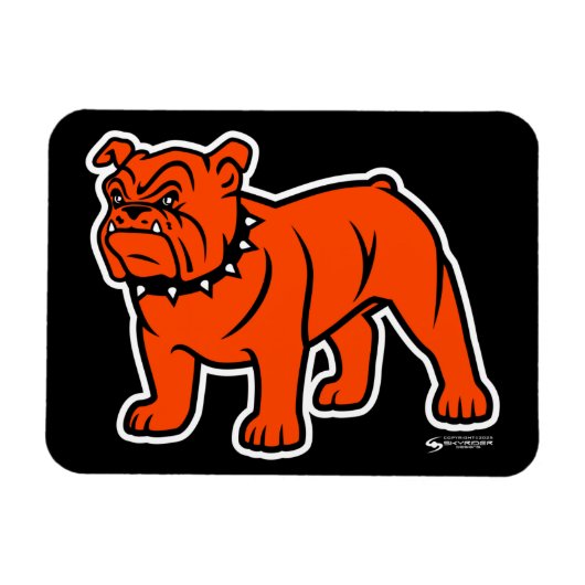 Artesia Bulldogs "Bulldog Erbe" Magnet (Horizontal)