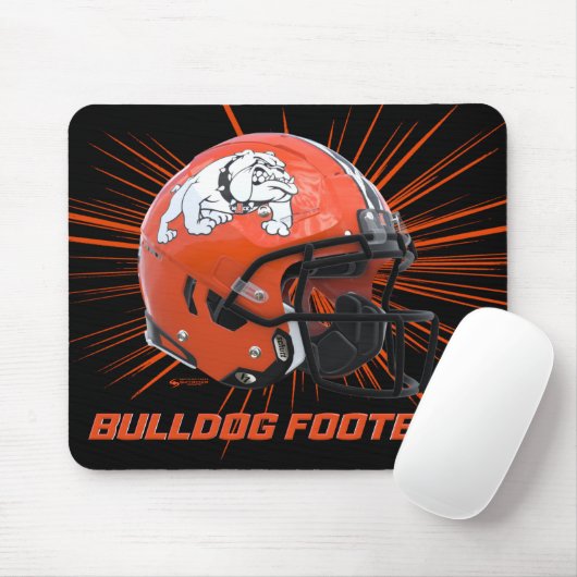 Artesia Bulldogs Football Helmet Mouse Pad Mousepad (Mit Mouse)