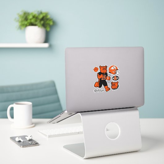Artesia Bulldogs "Football Six-Pack" Sticker (Laptop auf Schreibtisch)