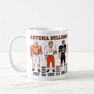 Artesia Bulldogs Football Staat Champ Uniform Tass Kaffeetasse