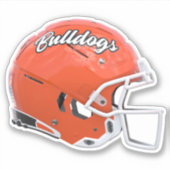 Artesia Bulldogs Helm Sticker (Vorderseite)