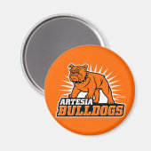 Artesia Bulldogs Magnet (Vorderseite/Rückseite)