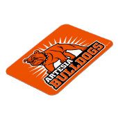 Artesia Bulldogs Primary Logo Flexible Magnet (Linke Seite)