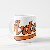 Artesia Bulldogs Script-Tasse Kaffeetasse (Vorderseite Links)