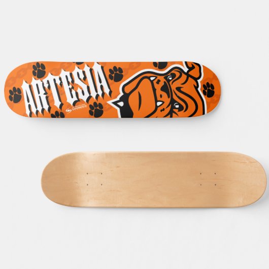 Artesia Bulldogs Skateboard (Horizontal)