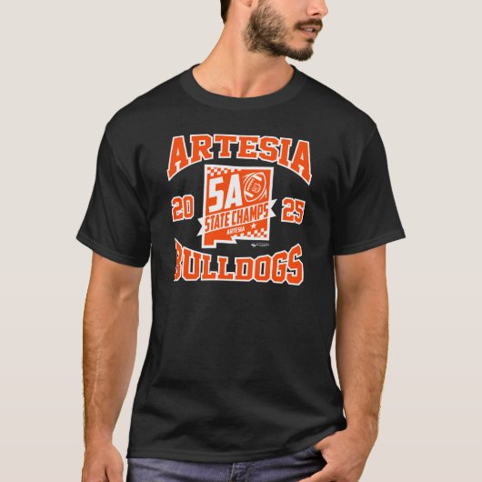 Artesia Bulldogs State Champs Logo T-Shirt (Vorderseite)