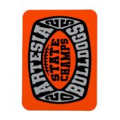 Artesia Bulldogs "State Champs" Magnet (Vertikal)