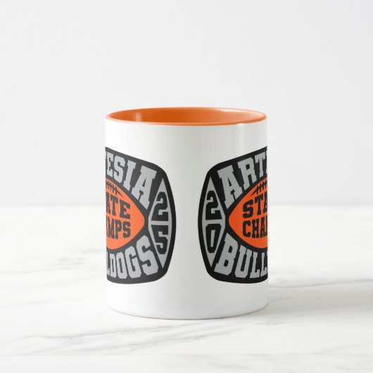 Artesia Bulldogs "State Champs" Tasse (Zentrum)