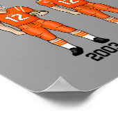 Artesia Bulldogs State Champs Uniform Poster (Ecke)