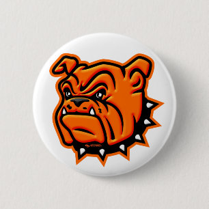 Artesia "große Bulldoggen-" Knopf Button