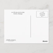 Artesischer Frühling Postkarte (Rückseite)