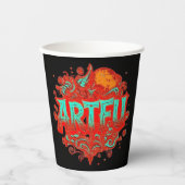 ARTFU PAPPBECHER (Vorderseite)