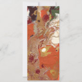 Artful Abstract Boho Colorful 60th Birthday Party Einladung (Rückseite)